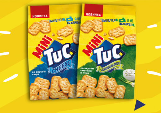 TUC MINI –любимые крекеры в новом формате для тебя и твоих друзей!
