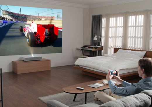 Новый проектор CineBeamLaser 4K от LG с технологиеЙ Ultra Short Throw НА CES 2019