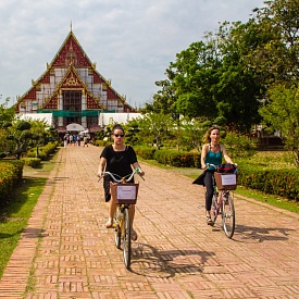 Путешествие по Аюттхае (Таиланд) на велосипеде вместе с брендом Rexona