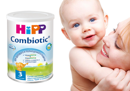 Молочные смеси HiPP 3 Combiotic – здоровое развитие малышей с 10 месяцев