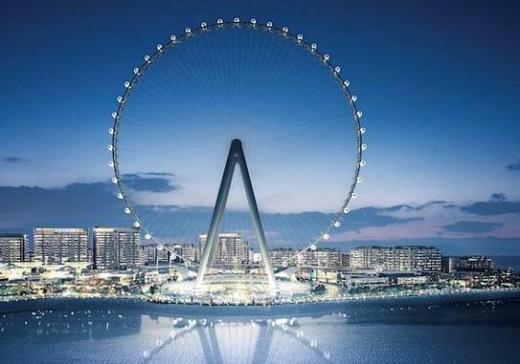 Самое большое колесо обозрения в мире откроется 21 октября в Дубае