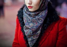 Как зимний шарф влияет на внешний облик