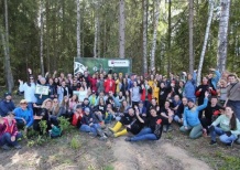 РусКлиматФонд и Росбанк высадили 10 тысяч деревьев в Подмосковье