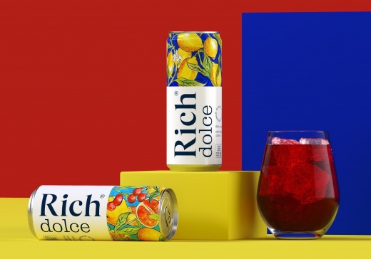 RichDolce: новый солнечный напиток с соком и пузырьками