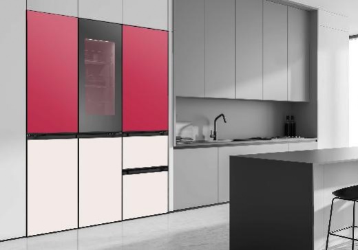 Холодильник  LG с функцией MoodUP привносит яркие цвета в стиле кухни