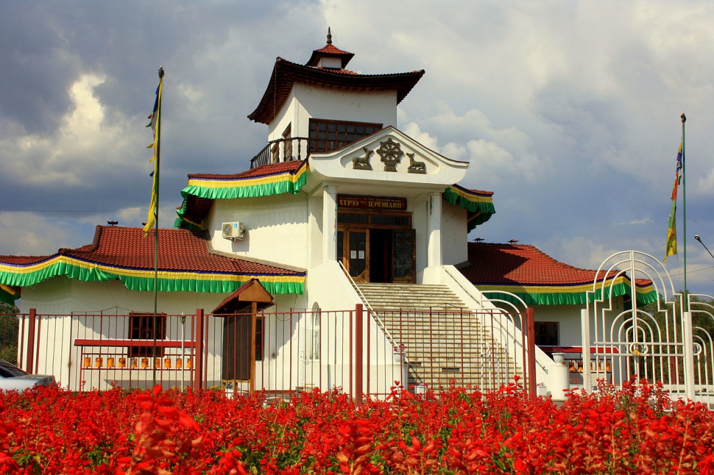 храм Цеченлинг в городе Кызыл